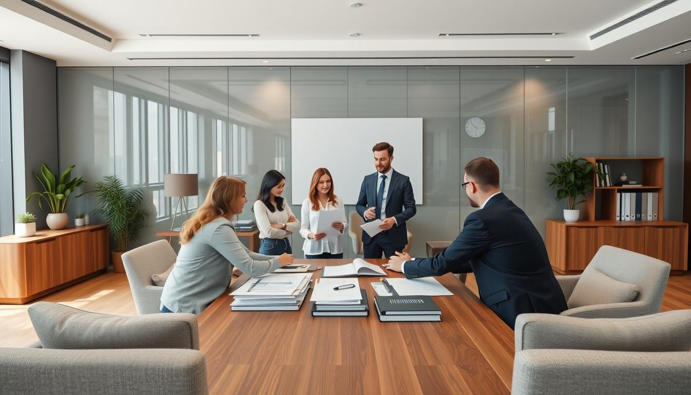 Family elder care planning discussion